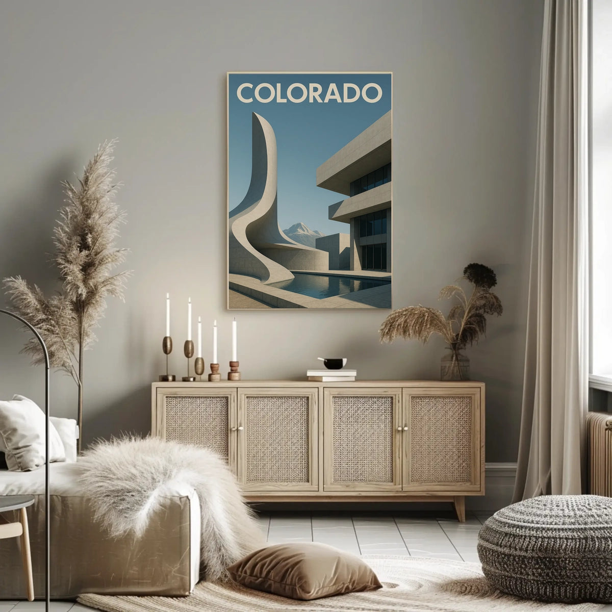 Modern Architecture In Colorado Modern Poster