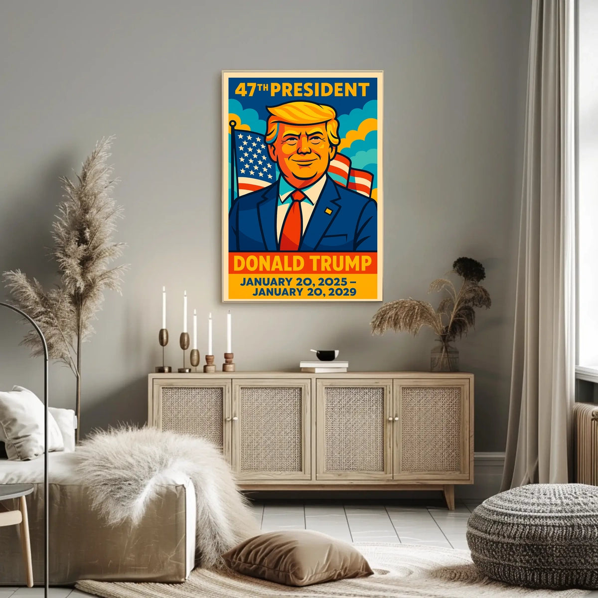 Donald Trump A Vision for the Future Poster
