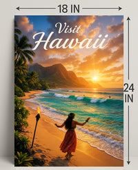Visit Hawaii Poster PosterGoat