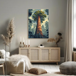 Majestic Redwood Poster