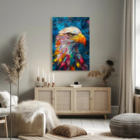 Mysterious Hooded Figure in Eerie Mist Poster PosterGoat