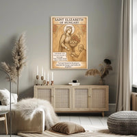 Saint Elizabeth of Hungary Poster PosterGoat