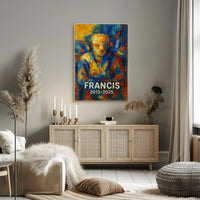 Francis A Colorful Tribute Poster
