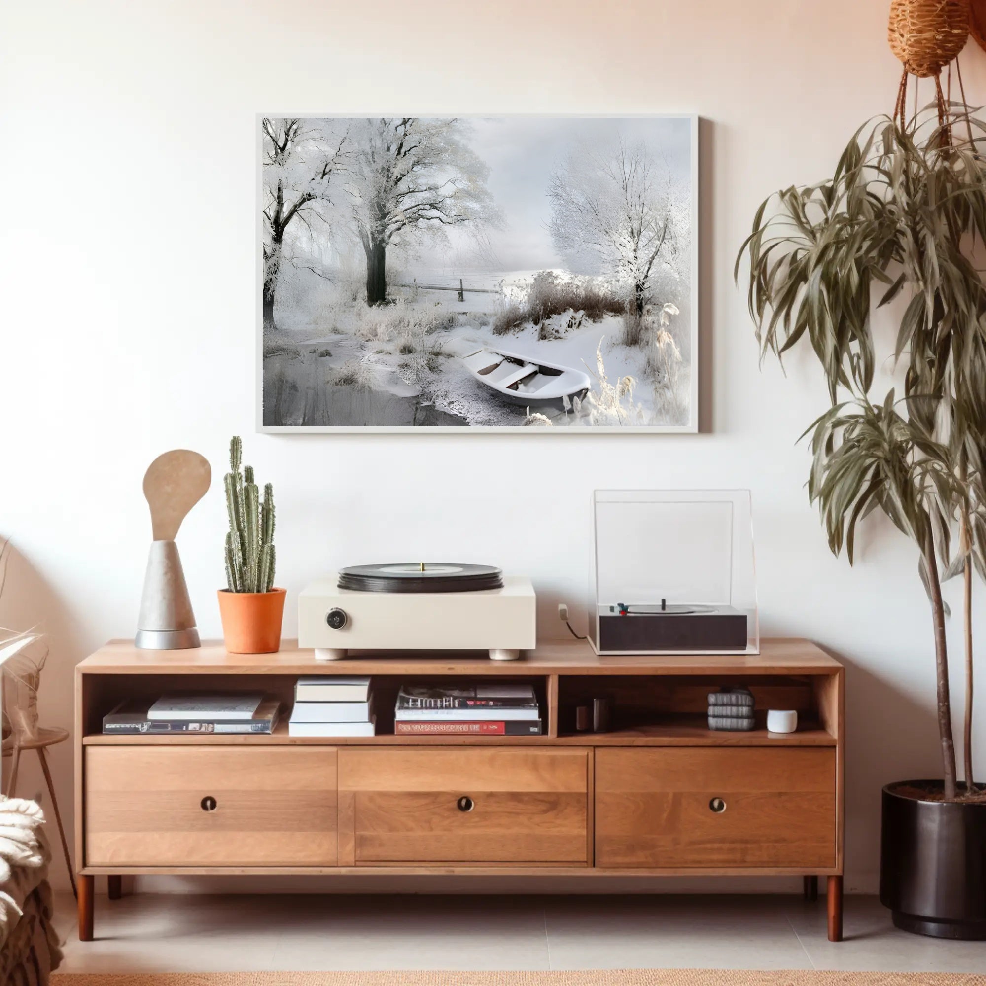 Winter's Silent Embrace Poster
