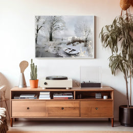 Winter's Silent Embrace Poster