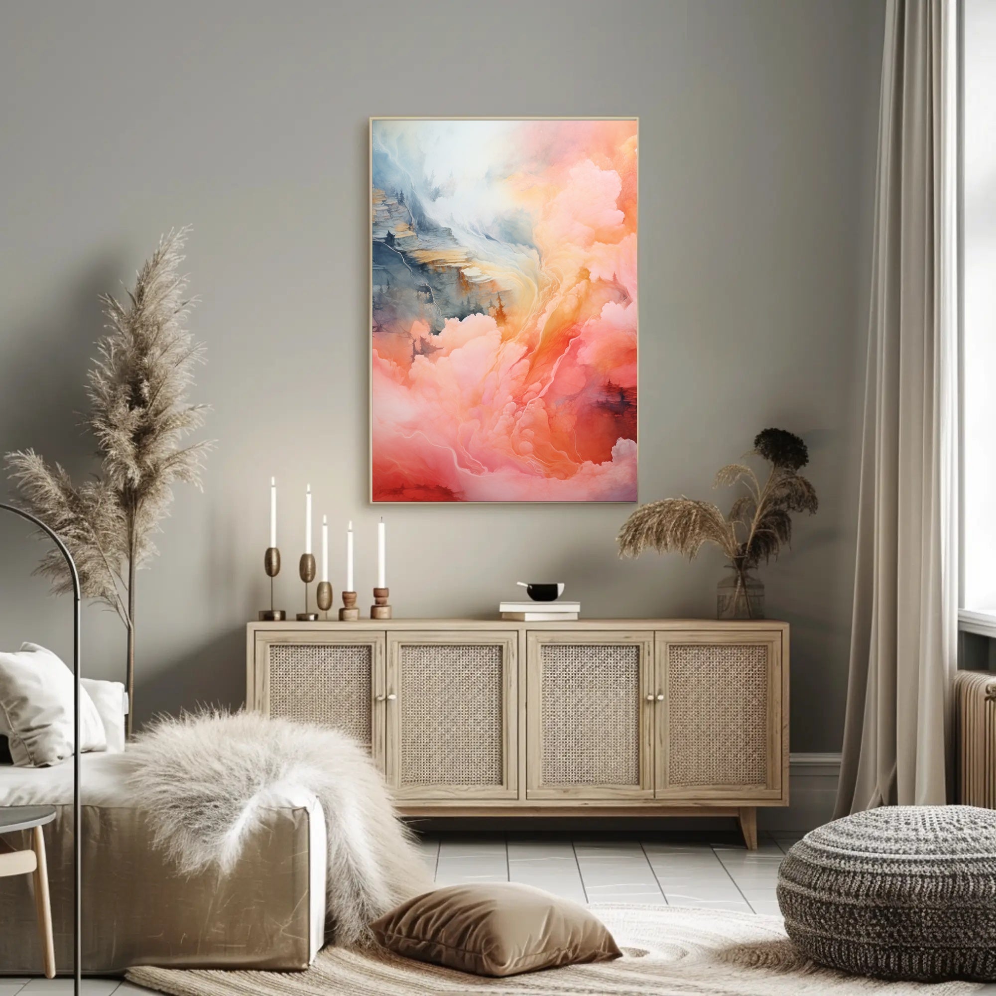 Dreamscape In Pastel Poster