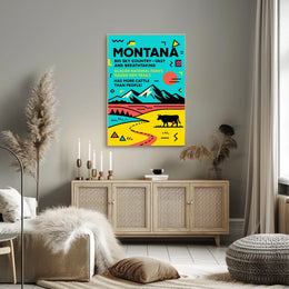 Montana Big Sky Country Poster