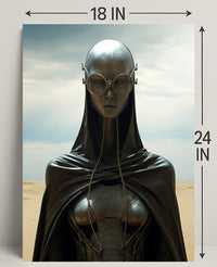 Futuristic Sentinel Poster