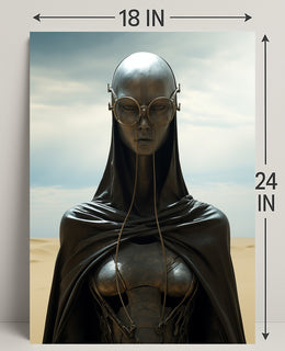 Futuristic Sentinel Poster