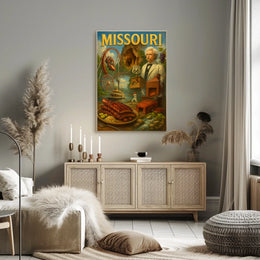 Missouri A Cultural Tapestry Poster