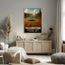 Yellowstone National Park Iconic Scenic Wilderness Inspired Nature Lovers Dream Poster