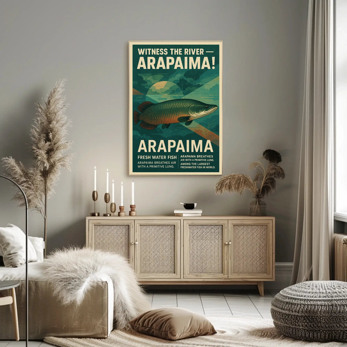 Witness The River Arapaima Poster