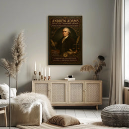 Andrew Adams Legacy of a Founding Father Poster