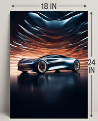 Futuristic Elegance Poster