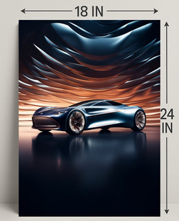 Futuristic Elegance Poster