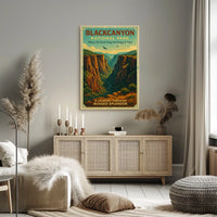 Blackcanyon National Park Poster