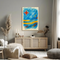 Abstract National Flag Abstract Poster
