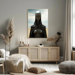 Futuristic Sentinel Poster