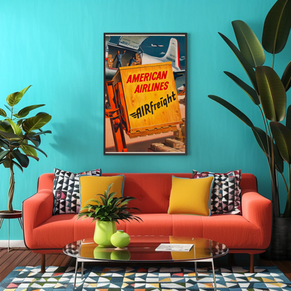 American Airlines Airfreight Poster
