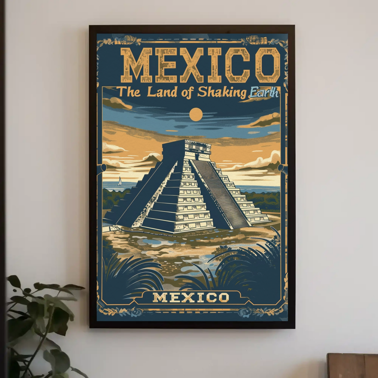 Mexico Chichen Itza Pyramid Heritage Poster Poster