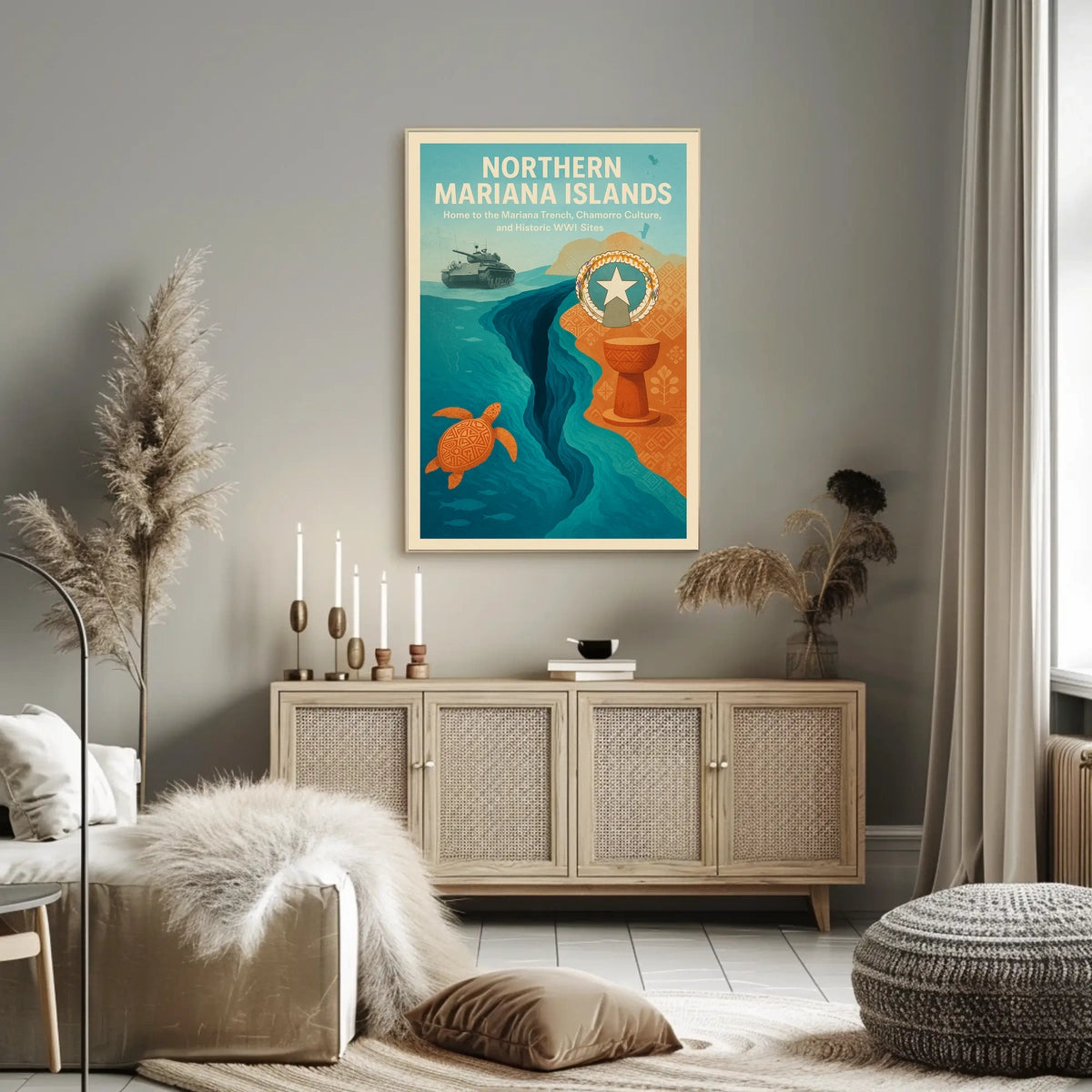 Discover the Northern Mariana Islands Poster
