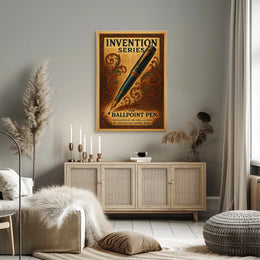 The Ballpoint Pen Invention Series Poster