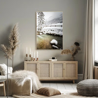 Serene Winter Landscape Tranquility National Park Poster