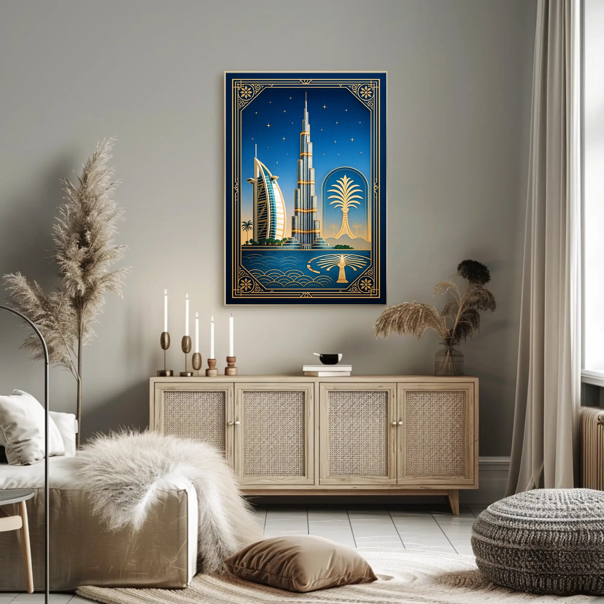 Architectural Wonders of Dubai Poster