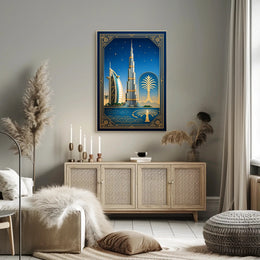 Architectural Wonders of Dubai Poster