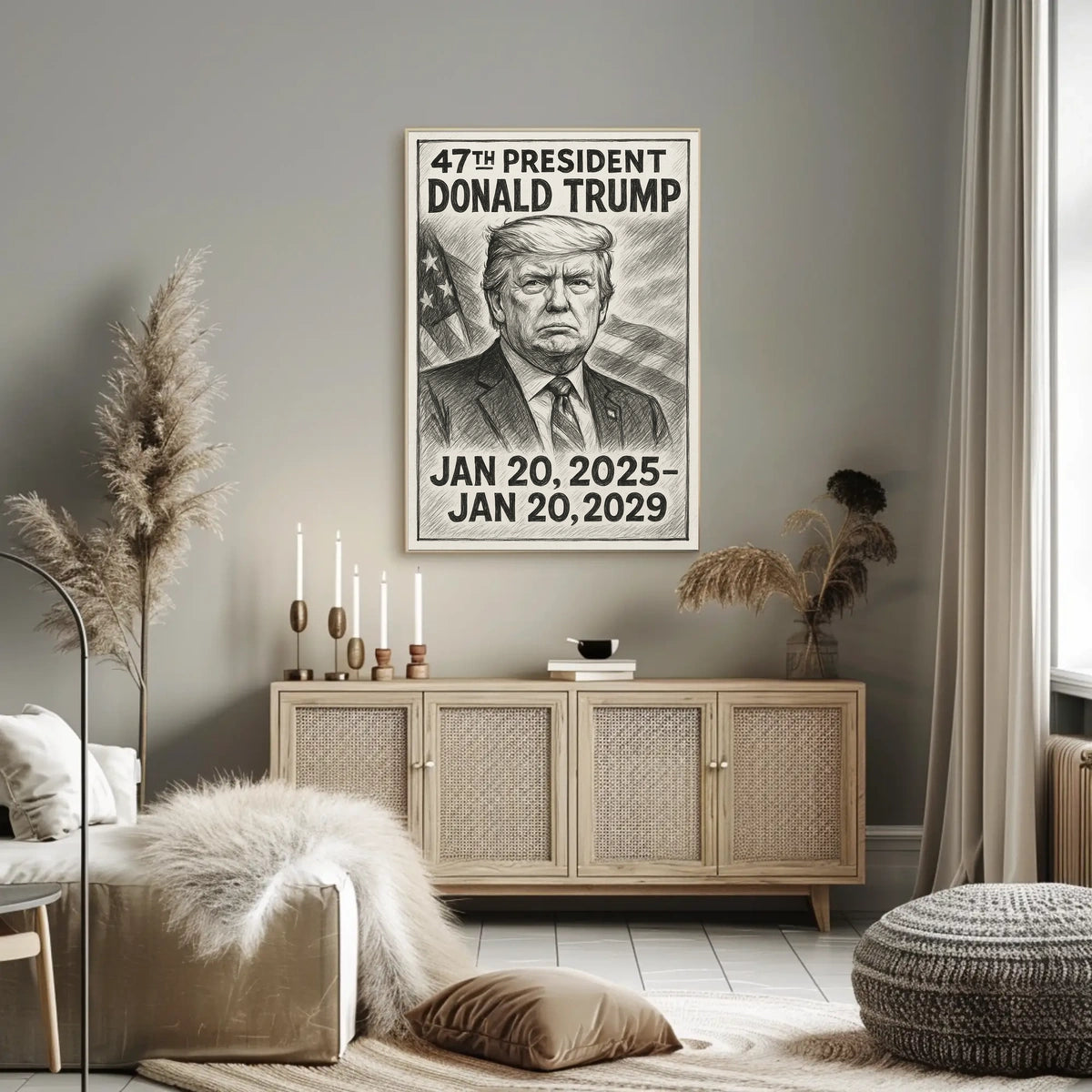 Donald Trump 47th President Poster