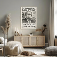 Donald Trump 47th President Poster