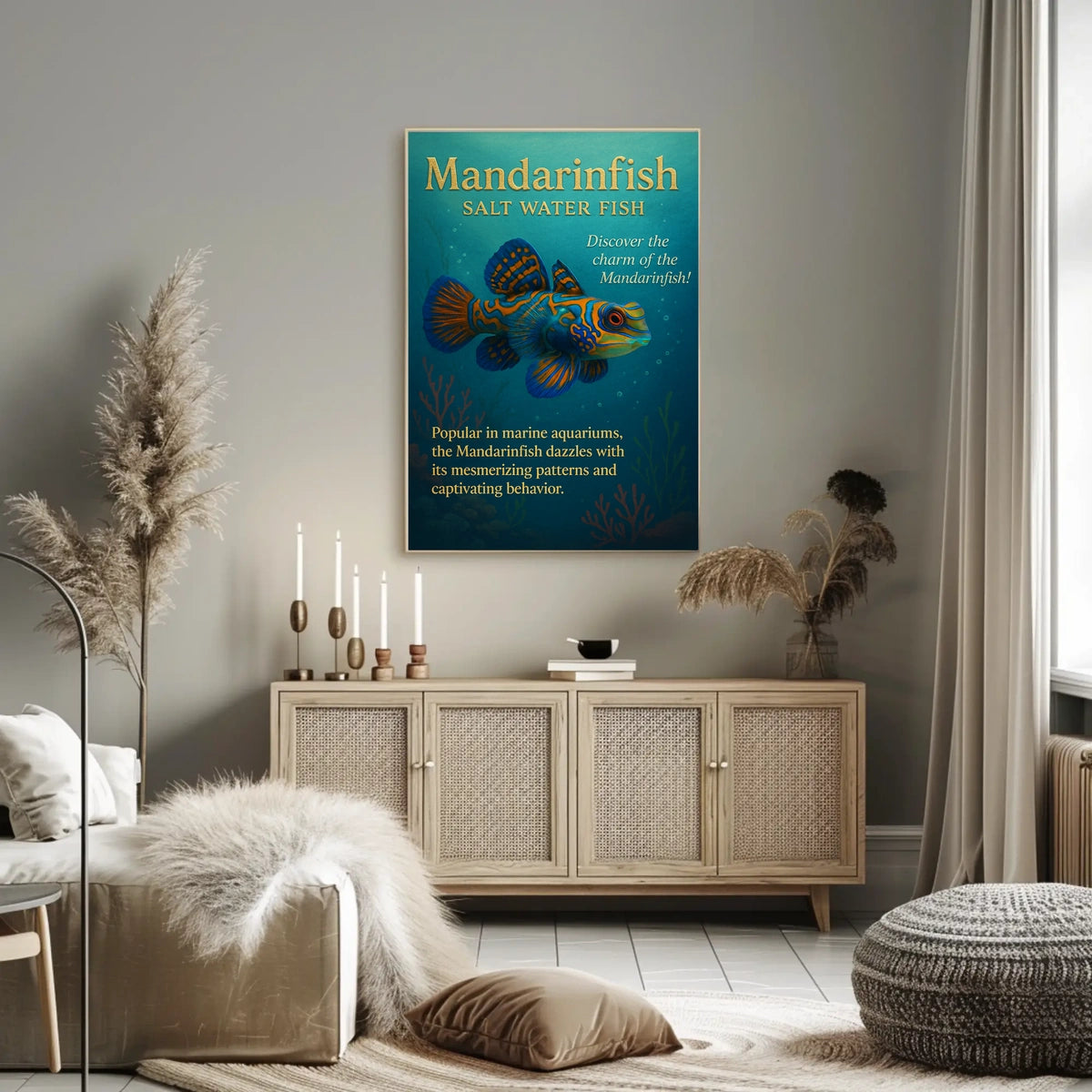 Discover the Mandarinfish Poster