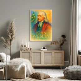 John Wesley Religious Portrait Poster - Historical or Presidential Poster