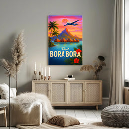 Visit Bora Bora Poster PosterGoat