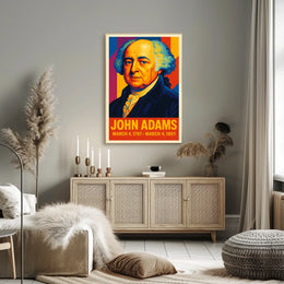 John Adams 2nd President Poster