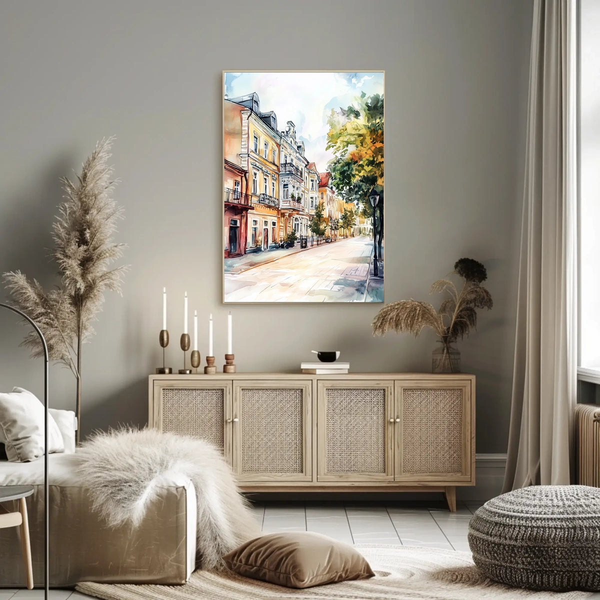 Belarus Minsk Old Town View Poster