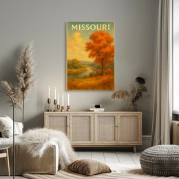 Missouri Autumn Landscape Poster