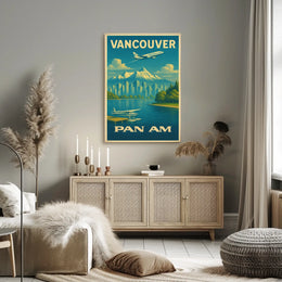 Vancouver Pan Am Travel Poster