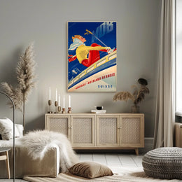Montreux-Oberland Bernois Railway Poster