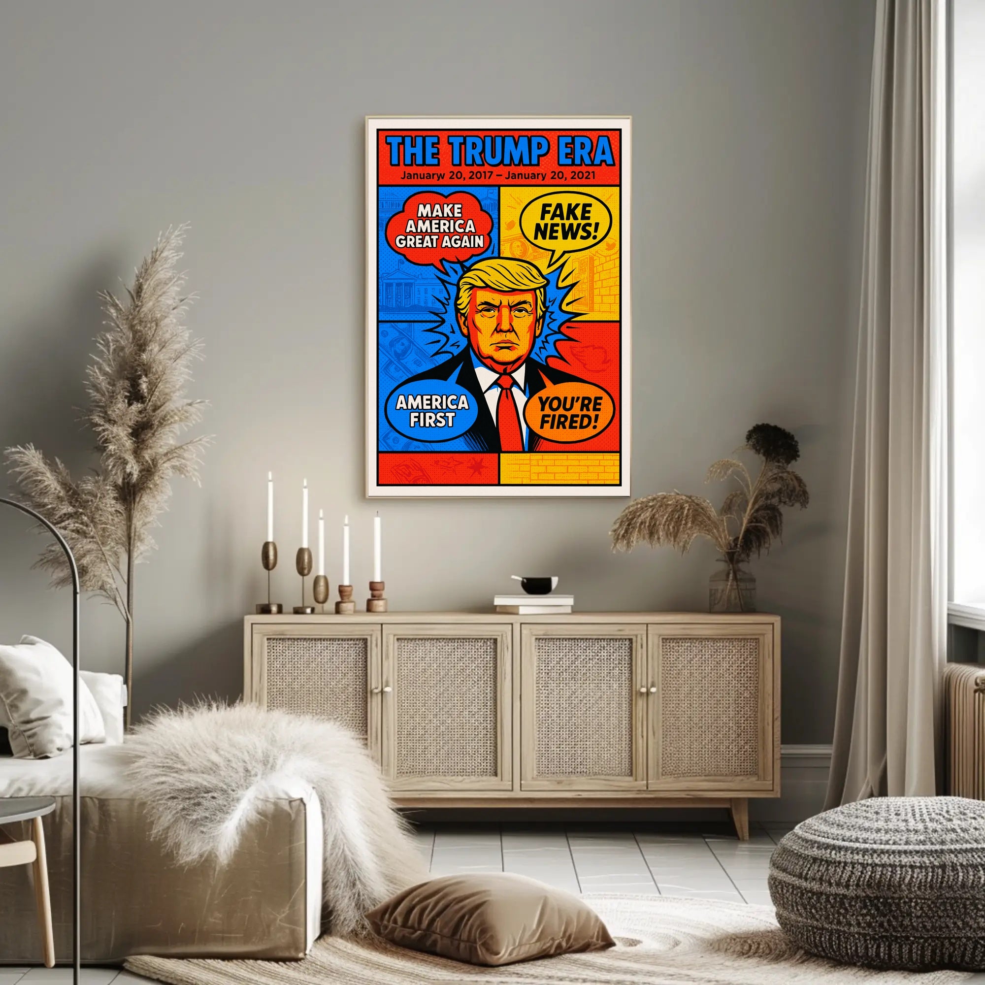 Donald Trump Presidential Era Political or Propaganda Poster