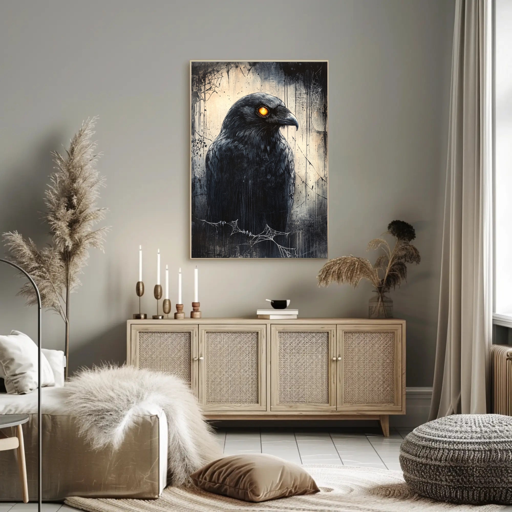 The Enigmatic Raven Poster