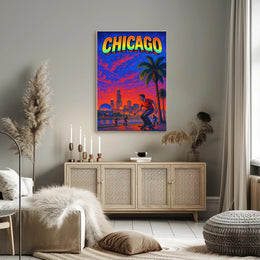 Chicago Vibes Poster PosterGoat
