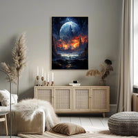 Cosmic Landscape Exploration Poster