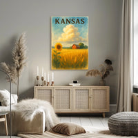 Kansas Landscape Poster