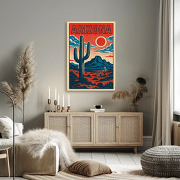 Arizona Desert Landscape Poster
