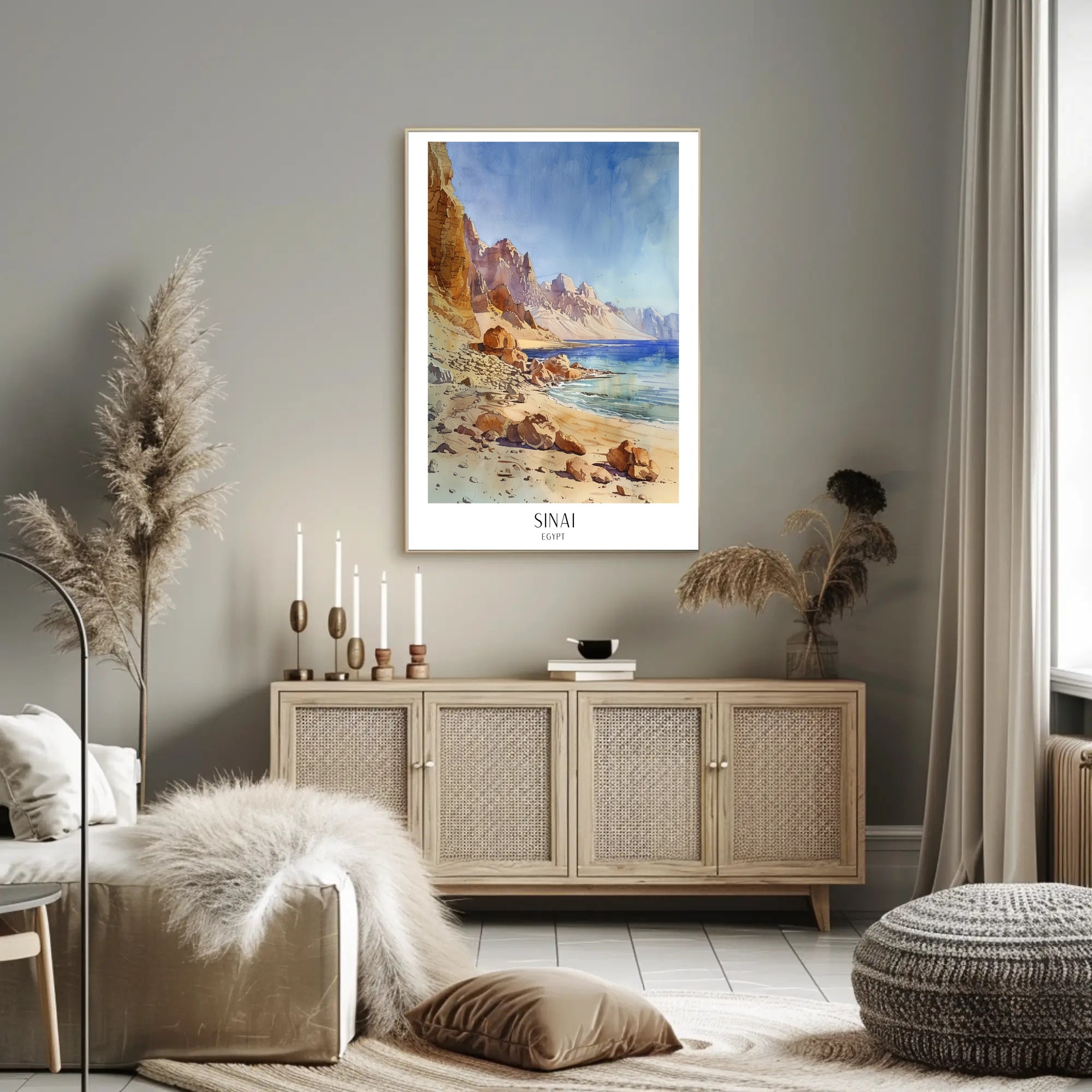 Sinai Landscape Poster PosterGoat