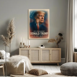 Trump Visionary Leader Pop Art Patriotic Collectors Poster