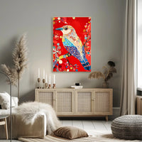 Vibrant Bird Wall Art Poster Decorative Print