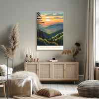 Great Smoky Mountains National Park Sunrise Poster