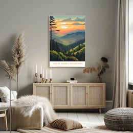 Great Smoky Mountains National Park Sunrise Poster
